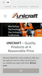 Mobile Screenshot of en.unicraft.de
